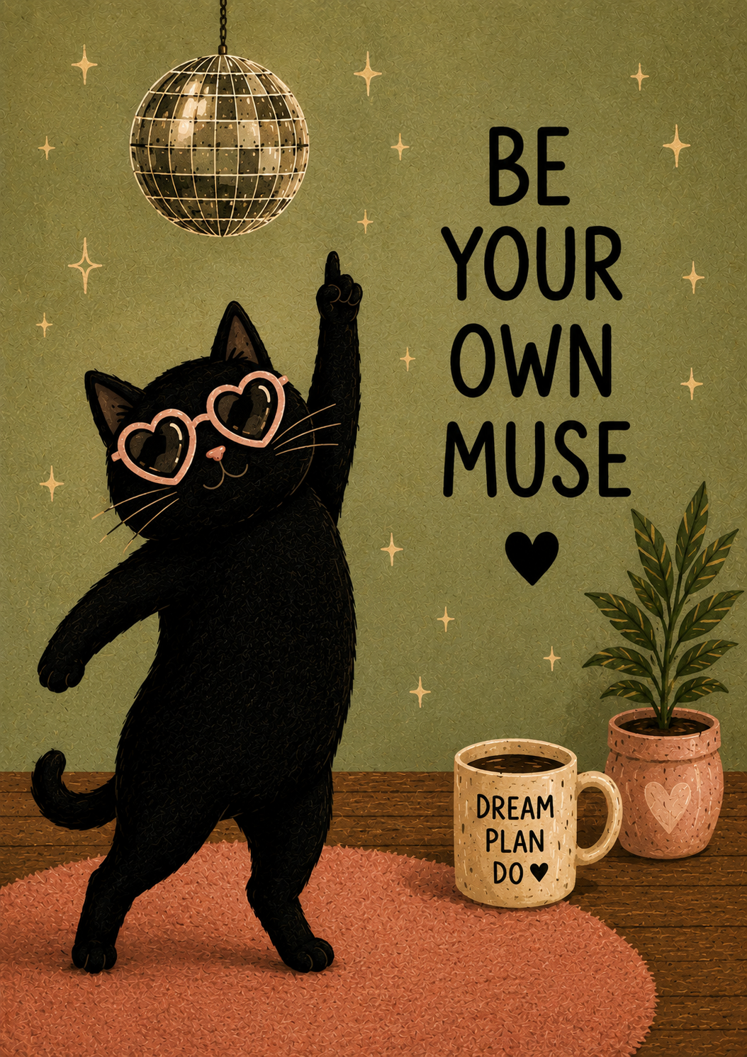 Stickkaro Aesthetic Cat Quote Poster Set (Pack of 5) | Peel & Stick Wall Art | Room Decor for Bedroom, Living Room, Office & Study | Waterproof, Removable & Residue-Free (Large: (8 × 11 inches))